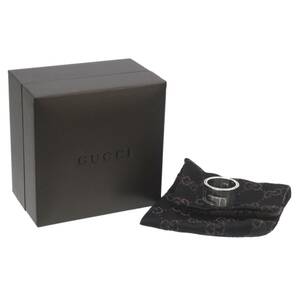 GUCCI/グッチ ブランデッド Gロゴ リング 指輪 シルバー SV925 10号 11.4g KA Bランク