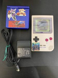 まとめて　2点　任天堂　GAME BOY 　ゲームボーイアドバンス　AGS-001　ゲームボーイポケット　MGB-001　ゲームボーイ　ゲーム　充電器付　