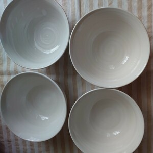キッチン どんぶり 丼 ボウル 食器 白 白い食器 鉢 ラーメン そば うどん セット ４つ 和風 和食器