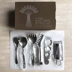 新品未使用　cuisine NATURAL STYLE パスタ　セット　フォーク