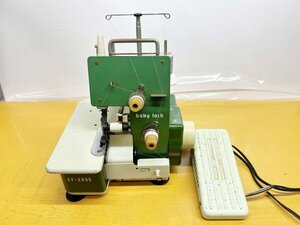 ★☆新春特価☆★ジューキ　ベビーロック　ロックミシン　EF-205S　中古品　動作確認済　ジャンク品