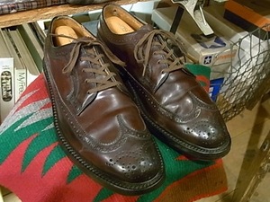 73年製 FLORSHEIM IMPERIAL KENMOOR CORDOVAN SIZE7.5D(25.5cm) フローシャイム インペリアル ケンムール コードバン バーガンディ エンジ