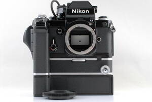 【美品 保障付 動作確認済】NIKON F2 DATA BLACK AS PHOTOMIC DP-12 + MF-10 DATA BACK + MB-1 MD-2 ニコン フィルムカメラ セット#Q7470