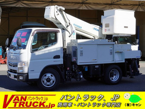 平成30年 三菱ふそう キャンター 高所作業車 アイチSB10A 地上高9.7m FRPバケット 積載250㎏ 工具入れ ジョイスティック