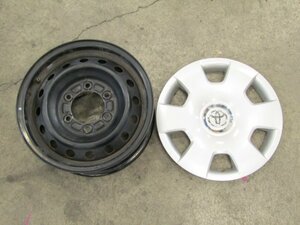 ◎[H58+BG] ④【1セットのみ】鉄ホイール ハイエース純正 15×6J 139.7-6H