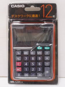 未使用 CASIO カシオ計算機 電卓 MK-12BK-N