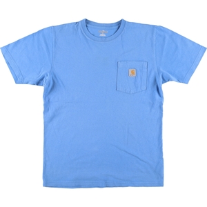 古着 カーハート Carhartt 半袖 ワンポイントロゴポケットTシャツ メンズS相当 /eaa429046