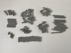 F383　LEGOバラパーツ　新灰　テクニック系　軸・ピンなど　まとめて大量㎏