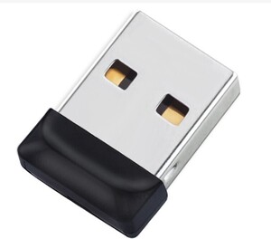 ★新品未使用品★超小型 USBメモリ 128GB USB2.0対応 薄型タイプ ブラック BK★