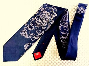 ♪33302C♪良品【花 植物 柄】クリスチャンラクロワ【Christian Lacroix】ネクタイ