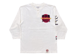 粋狂　７分丈Tシャツ　OFF-WHITE　Sサイズ　ちょっと難あり　SY7T-100