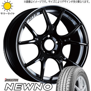 225/55R17 サマータイヤホイールセット XV etc (BRIDGESTONE NEWNO & SSR GTX02 5穴 100)