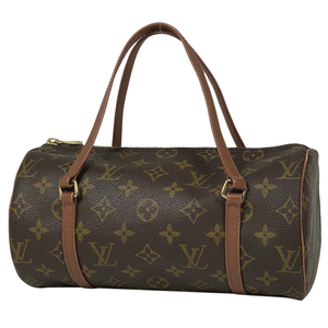 ルイ・ヴィトン Louis Vuitton パピヨン 26 筒型 旧旧型 ハンドバッグ モノグラム ブラウン M51366 レディース 【中古】