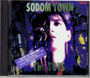 The TOYSザ・トイズ 本田恭章「SODOM TOWN ソドム・タウン」★90年 鈴木享明 TENSAW テンソー 盤面良好CD・送料無料