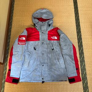 Supreme x THE NORTH FACE コラボ 3M マウンテン パーカー Sレッド レア ノースフェイス