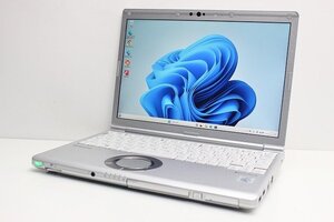 1円スタート ノートパソコン Windows11 WPS office搭載 Panasonic レッツノート CF-SV9 第10世代 Core i5 SSD256GB メモリ8GB カメラ DVD