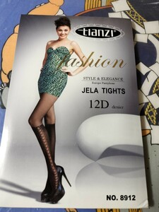 tlanzi jela tights 12デニール ブラック 