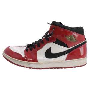 【観賞用 2003年製】AIR JORDAN1 RETRO エアジョーダン1 レトロ パテント シカゴ ハイカットスニーカー 136085-106 US13/31cm