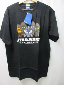 □1000円～未使用　　ア ベイシング エイプ APE スターウォーズ　Tシャツ　サイズXL