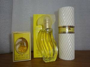 中古品 香水3本まとめ ニナリッチ/NINA RICCI レールデュタン 50ml/45ml/2.5ml（約 残量８割/９割/未使用）