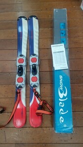 C1098 SALOMON snowblade BUZZ99.9 99cm &バイン スキーボード/スノーブレード/スキー/ファンスキー/サロモン 現状品 JUNK