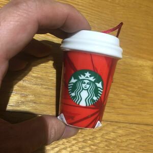 ◆STARBUCKS スターバックス ホリデーオーナメント14レッドカップ◆