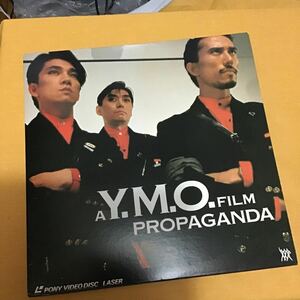 LD Y.M.O.解散コンサート「PROPAGANDA」　興味深い映像　吉見佑子さんの解説（エッセイ？）も洒落ている　説明お読みください　激レア品