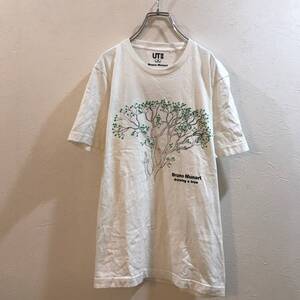 Bruno Munari/ブルーノムナーリ　UNIQLO/ユニクロ 半袖 Tシャツ Bruno Munari ホワイト 白 メンズ M