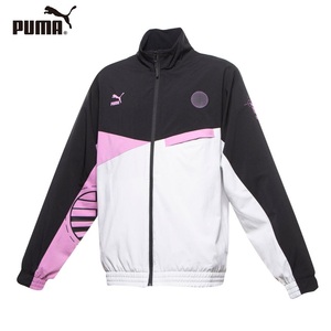 ・スピード発送 PUMA(プーマ) FTBLSTATEMENT ウーブンスーツ ACミラン クラブジャケト 767616(11)ＵＳサイズＬ(日本サイズ約ＸＬ)