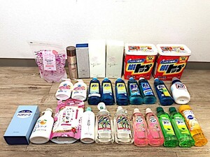 10/173【未使用】 家庭用洗剤 生活洗剤 シャンプー等 まとめ 27点 Hiトップ チャーミー キュキュット ヤシノミ スーパーマイルド 等