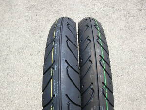 ■【AZ】 DUNLOP 新品 K888 2.75-17 41P WT & 3.00-17 45P WT チューブタイプ前後セット　NS50F