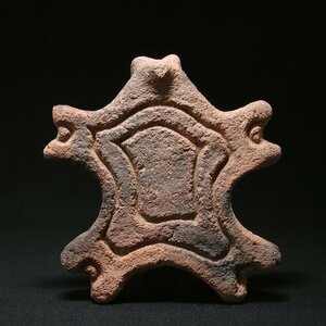 慶應◆古代土器コレクター放出品 縄文時代 熊形板状土偶 土版 北東北・北海道地方の発掘出土品か