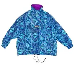 レア　90s QUIKSILVER アノラック　総柄　サーフ