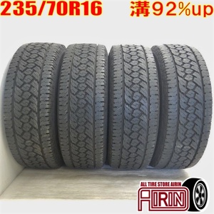 中古タイヤ 235/70R16 サマータイヤ GOODYEAR WRANGLER AT SILENTTRAC 4本セット マツダ トリビュート ジープ チェロキー 中古 16インチ