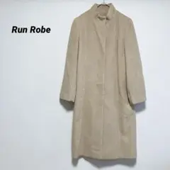 Run Robe ロングコート　毛　アンゴラ　ベージュ　L