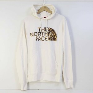 未使用品 THE NORTH FACE パーカー Sサイズ ホワイト系 ロゴ 裏起毛 メンズ ザノースフェイス★864v03