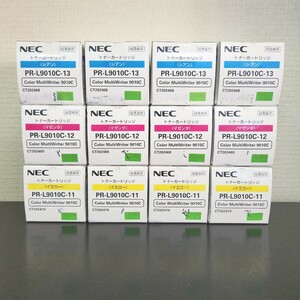 NEC　純正トナ－　PR-L9010C-13 シアン/PR-L9010C-12 マゼンタ/PR-L9010C-11 イエロー　３色　１２個セット (ColorMultiWriter 9010C)