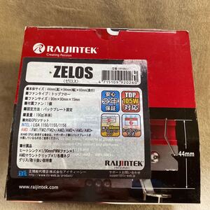 Zelos（ゼロス）RAIJINTEK 最新型ロープロファイル式クーラー ドイツ 通気性 表面の放熱力 トップフロー方式