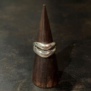 SILVER925 CAVE DESIGN RING/シルバー/リング