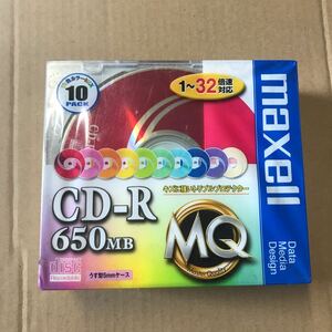 K658/ maxell CD-R 650MB 1～32倍速対応　10 PACK