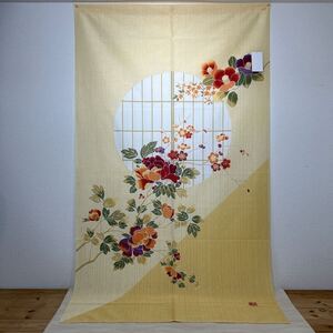 【未使用品】のれん タペストリー　《大正ロマン》　和柄　85×150cm