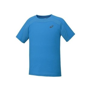 アシックス Tシャツ メンズ ブルー LLサイズ 送料無料