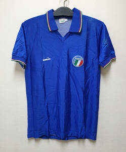 90W杯 イタリア ITALY(H) #10 バッジョ BAGGIO 半袖 Diadora正規 1990WorldCup仕様 M