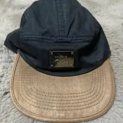 Stussy ワークキャップ 黒/茶色