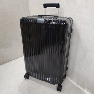 美品 RIMOWA リモワ エッセンシャル 832.73.62.4 チェックインL 85L 4輪 キャリーケース ブラック 付属品あり【EA1009】