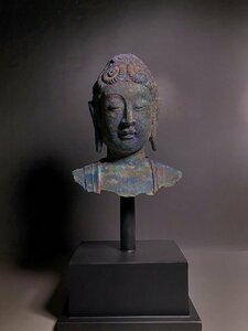 ■観心・時代旧蔵■C917北斉時代 青銅器 青銅仏像 細工彫刻★仏教古美術★仏像★細密細工★廃寺旧蔵★廃寺買出品