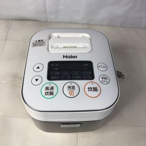 Haier マイコンジャー炊飯器 JJ-M31D 最大炊飯容量：0.54L( 3合炊き) 作動品