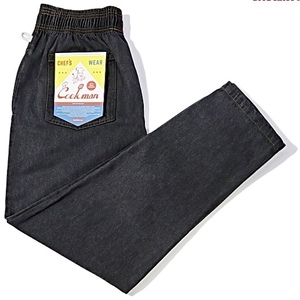 XLサイズ COOKMAN シェフパンツ デニム ライトブラック クックマン Chef Pants Denim Light Black