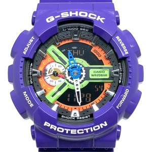 G-SHOCK ジーショック 【ITQKMUO4USBK】 GA-110EV-6A EVANGELION エヴァンゲリオン 新劇場版 コラボモデル 初号機 アナデジ 2010年8月発売