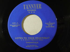 Tarantula・Listen To Your Heartbeat / Girl, Complte My World　Rare Soul 7”45rpm !